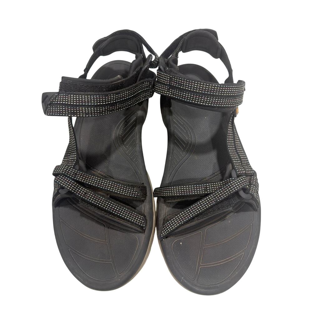 Teva Women's 9.5 Terra Fi Lite sport sandals adjustable patterned straps hiking